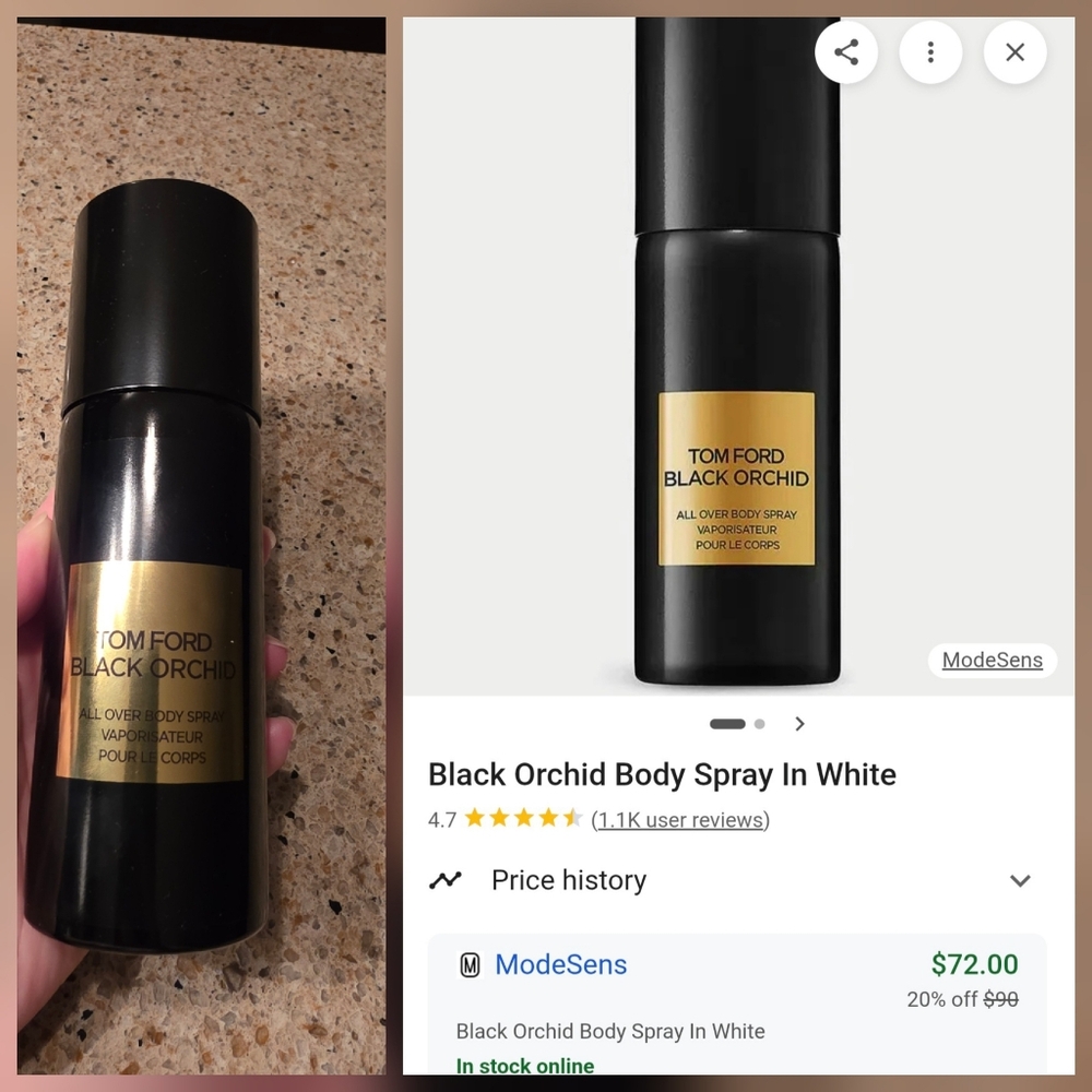 Tom Ford Black Orchid All Over Body Spray